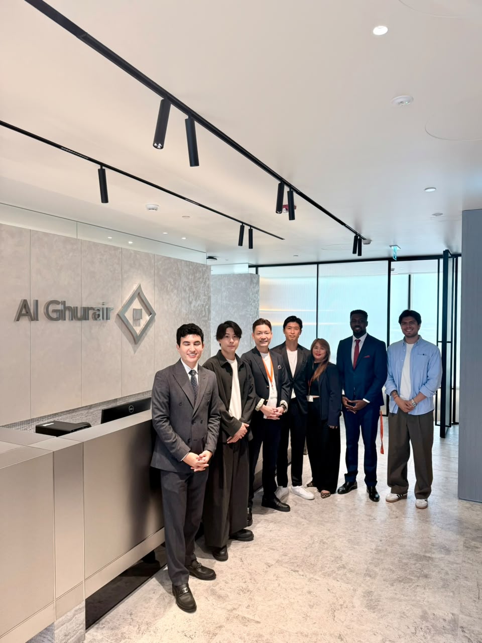 The Pablo Global Properties team at the Al Ghurair HQ in Dubai